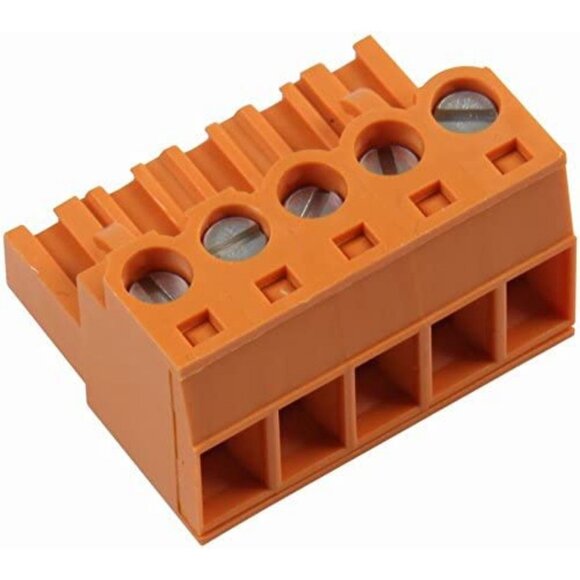 x1 WeidMuller 1526760000 Pluggable Terminal Block, 5 Contact, 26-12AWG - Picture 1 of 1